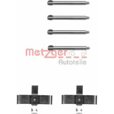 Metzger Zubehörsatz, Scheibenbremsbelag 109-1195