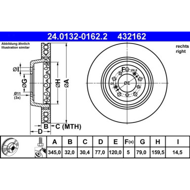 Bremsscheibe 24.0132-0162.2
