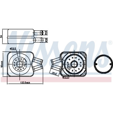 Ölkühler, Motoröl 90607