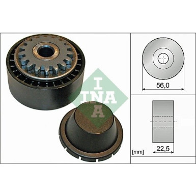 INA Spannrolle, Keilrippenriemen 531 0854 10