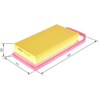 BOSCH 1 457 433 591 Luftfilter BOSCH 1 457 433 591 Luftfilter