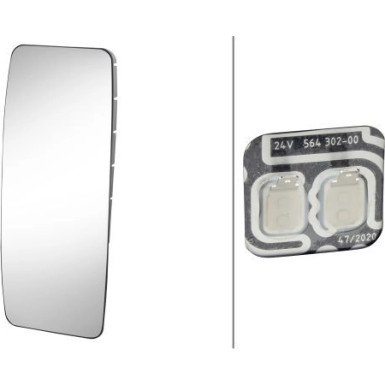 Hella Spiegelglas, Außenspiegel 9MX 564 305-002