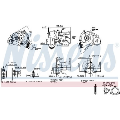 Nissens Turbolader 93021