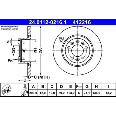 Bremsscheibe 24.0112-0216.1