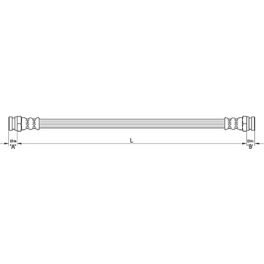 Metzger Bremsschlauch 4110311
