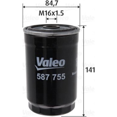 Valeo Kraftstofffilter 587755