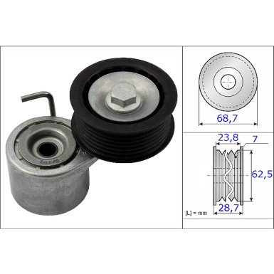 Spannarm, Keilrippenriemen 534 0487 10