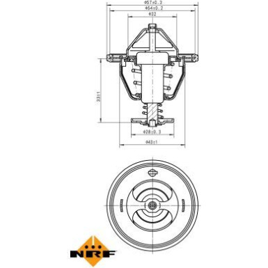 Thermostat, Kühlmittel 725174
