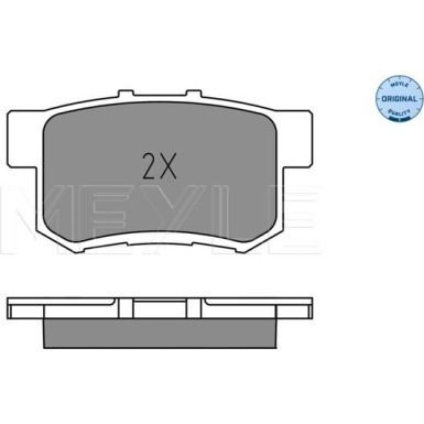 Meyle Bremsbelagsatz, Scheibenbremse MEYLE-ORIGINAL: True to OE 025 237 3615 Meyle Bremsbelagsatz, Scheibenbremse MEYLE-ORIGINAL: True to OE 025 237 3615
