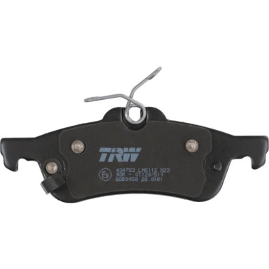 TRW Bremsbelagsatz, Scheibenbremse COTEC GDB3458 TRW Bremsbelagsatz, Scheibenbremse COTEC GDB3458