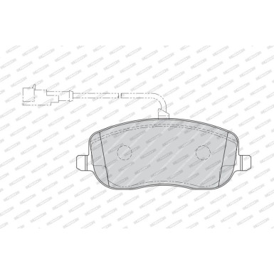Ferodo Bremsbelagsatz, Scheibenbremse PREMIER ECO FRICTION FDB1787 Ferodo Bremsbelagsatz, Scheibenbremse PREMIER ECO FRICTION FDB1787