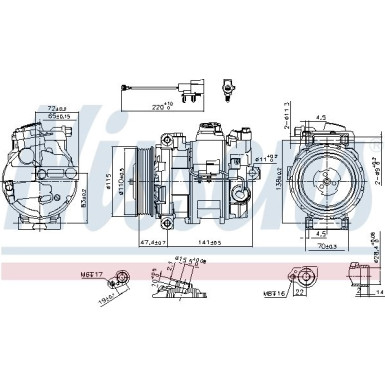 Kompressor, Klimaanlage 890306 Kompressor, Klimaanlage 890306