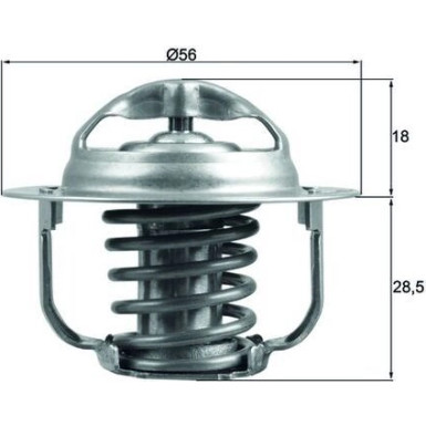 Thermostat, Kühlmittel TX 201 86D Thermostat, Kühlmittel TX 201 86D