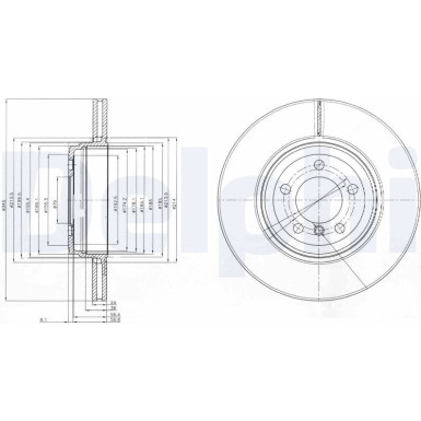 Bremsscheibe BG9789 Bremsscheibe BG9789