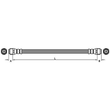 Metzger Bremsschlauch 4110727