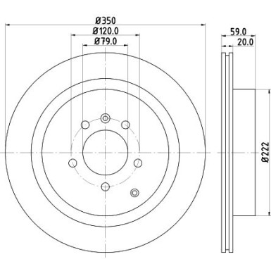 Bremsscheibe 8DD 355 118-781