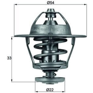 Thermostat, Kühlmittel TX 53 85D