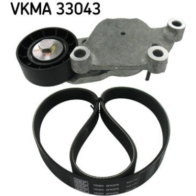 SKF Keilrippenriemensatz VKMA 33043