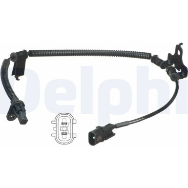 Delphi Sensor, Raddrehzahl SS20386