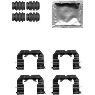 Hella Zubehörsatz, Scheibenbremsbelag 8DZ 355 205-231