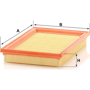 MANN-FILTER C 2851 Luftfilter MANN-FILTER C 2851 Luftfilter