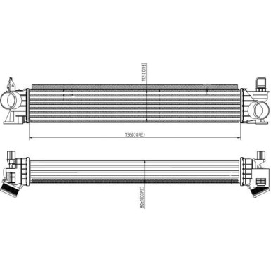 Ladeluftkühler 309033