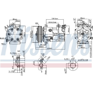 Kompressor, Klimaanlage 890743 Kompressor, Klimaanlage 890743