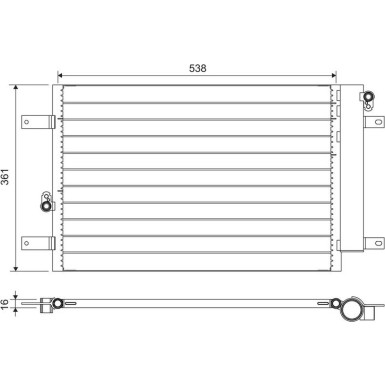 Kondensator, Klimaanlage 818004