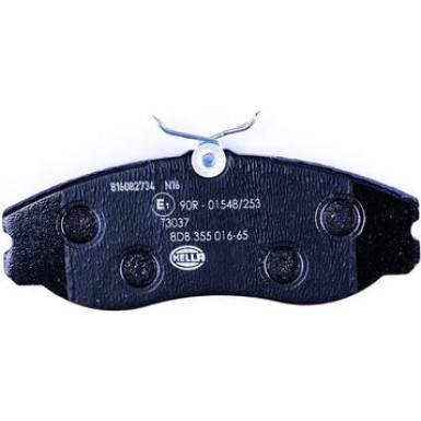 Bremsbelagsatz, Scheibenbremse 8DB 355 016-651 Bremsbelagsatz, Scheibenbremse 8DB 355 016-651