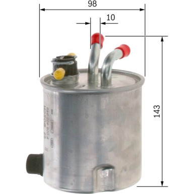 Kraftstofffilter F 026 402 849 Kraftstofffilter F 026 402 849