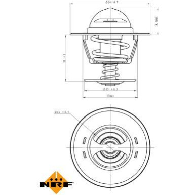 Thermostat, Kühlmittel 725218 Thermostat, Kühlmittel 725218