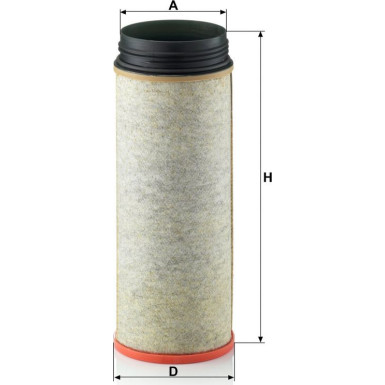 Mann-Filter Sekundärluftfilter NLG Pico CF 1631 Mann-Filter Sekundärluftfilter NLG Pico CF 1631