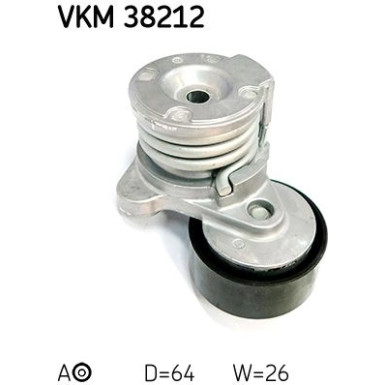 SKF Spannrolle, Keilrippenriemen VKM 38212