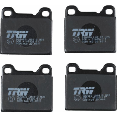 TRW Bremsbelagsatz, Scheibenbremse COTEC GDB1160 TRW Bremsbelagsatz, Scheibenbremse COTEC GDB1160
