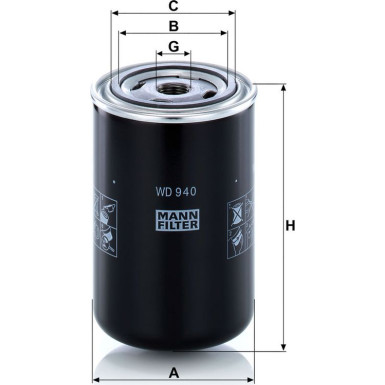 Mann-Filter Ölfilter WD 940