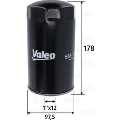 Valeo Ölfilter 586150