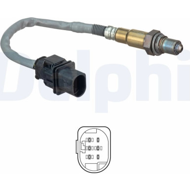Delphi Lambdasonde ES20555-12B1