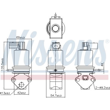 Nissens AGR-Ventil FIRST FIT 98179