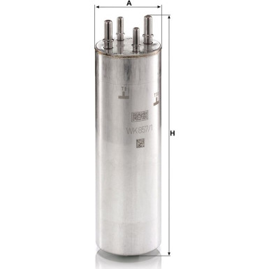 MANN-FILTER WK 857/1 Kraftstofffilter