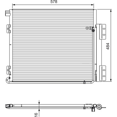 Kondensator, Klimaanlage 815060