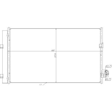 NRF Kondensator, Klimaanlage EASY FIT 350476 NRF Kondensator, Klimaanlage EASY FIT 350476
