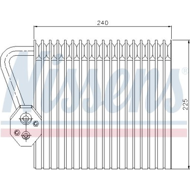 Verdampfer, Klimaanlage 92167 Verdampfer, Klimaanlage 92167