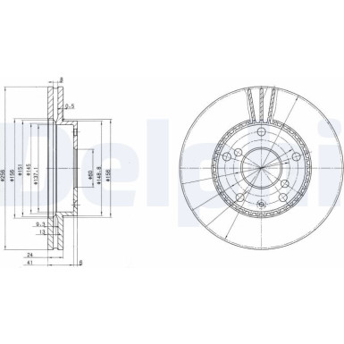 Delphi Bremsscheibe BG3531