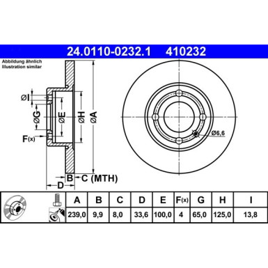 Bremsscheibe 24.0110-0232.1