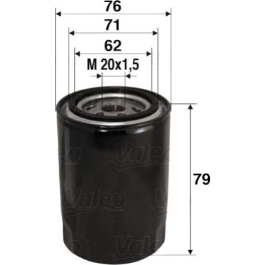 Valeo Ölfilter 586037 Valeo Ölfilter 586037