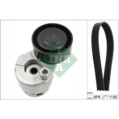 INA Keilrippenriemensatz 529 0117 10