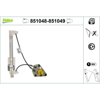 Valeo Fensterheber 851048