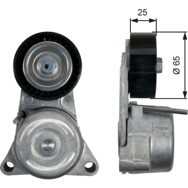 Gates Spannrolle, Keilrippenriemen DriveAlign™ T39194