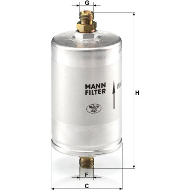 Kraftstofffilter WK 726/3
