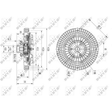 NRF Kupplung, Kühlerlüfter 49566